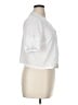 Perceptions White Short Sleeve Blouse Size XL - photo 4