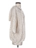 Pol 100% Polyester Ivory Poncho Size S - photo 4