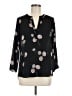 Daniel Rainn 100% Polyester Black 3/4 Sleeve Blouse Size M - photo 1