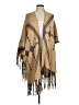 Daytrip 100% Acrylic Tan Poncho One size - photo 1