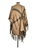 Daytrip 100% Acrylic Tan Poncho One size - photo 2