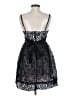Ruby Rox 100% Polyester Stars Black Cocktail Dress Size 3 - photo 2