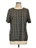 Coldwater Creek Gray Short Sleeve Top Size L - photo 1
