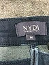 NYDJ 100% Polyester Solid Black Denim Shorts Size 14 - photo 3