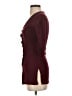 Knitworks 100% Polyester Burgundy Cardigan Size S - photo 5