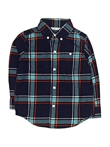 Janie and Jack Long Sleeve Button-Down Shirt (view 1)