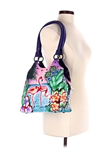 Anuschka Leather Shoulder Bag (view 2)