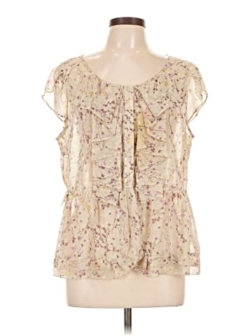 LC Lauren Conrad Short Sleeve Blouse (view 1)