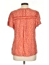 Daniel Rainn 100% Rayon Orange Short Sleeve Blouse Size L - photo 2