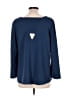 Cooper & Ella 100% Polyester Blue 3/4 Sleeve Top Size Lg (3) - photo 2