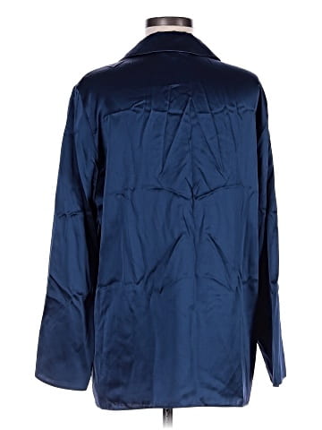 Lafayette 148 New York Long Sleeve Silk Top (view 2)