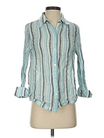 Jones New York 3/4 Sleeve Button-Down Shirt (view 1)