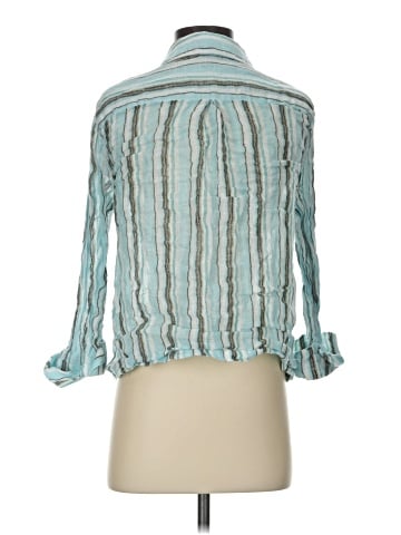 Jones New York 3/4 Sleeve Button-Down Shirt (view 2)