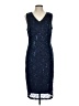Ignite Evenings 100% Polyester Blue Cocktail Dress Size 12 - photo 1