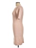 Guess Solid Tan Casual Dress Size L - photo 5