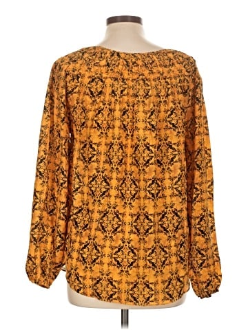 Sundance Long Sleeve Silk Top (view 2)