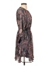Floreat 100% Polyester Paisley Gray Casual Dress Size LgEstimated - photo 4