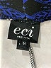 ECI Paisley Black Blue Formal Skirt Size M - photo 4