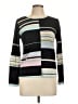 Sag Harbor Stripes Black Pullover Sweater Size L (estimated) - photo 1