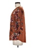 Fortune + Ivy 100% Polyester Brown 3/4 Sleeve Blouse Size M - photo 5