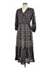 Max Studio Paisley Gray Casual Dress Size M - photo 1
