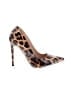 Unbranded Animal Print Brown Heels Size EU 41 - photo 1