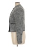Banana Republic 100% Polyester Tweed Gray Jacket Size 14 - photo 5