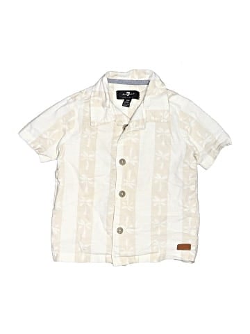 7 For All Mankind Short Sleeve Button-Down Shirt (view 1)