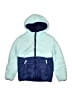 Eddie Bauer 100% Polyester Color Block Blue Snow Jacket Size 10 - 12 - photo 1