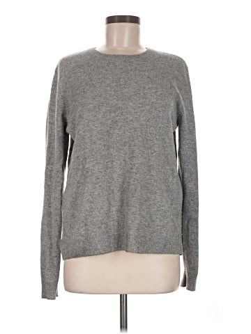 Aqua Cashmere Pullover Sweater (view 1)