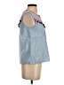 Boden 100% Cotton Blue Sleeveless Blouse Size 4 - photo 4