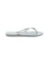 Havaianas Silver Flip Flops Size 6 - photo 1
