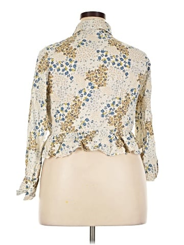 Future Collective 3/4 Sleeve Blouse (view 2)