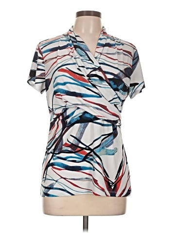 DKNY Short Sleeve Blouse (view 1)