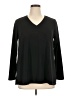 Marla Wynne 100% Polyester Black Long Sleeve Top Size XL - photo 1