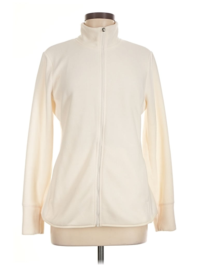 Pre-owned Active By Old Navy Track Jacket In Ivory