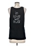 Canvas 100% Cotton Black Tank Top Size M - photo 2