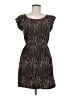 Zara Basic Print Brown Cocktail Dress Size MedEstimated - photo 1