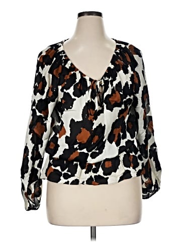 MICHAEL Michael Kors 3/4 Sleeve Blouse (view 1)