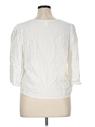 H&M 3/4 Sleeve Button-Down Shirt (view 2)