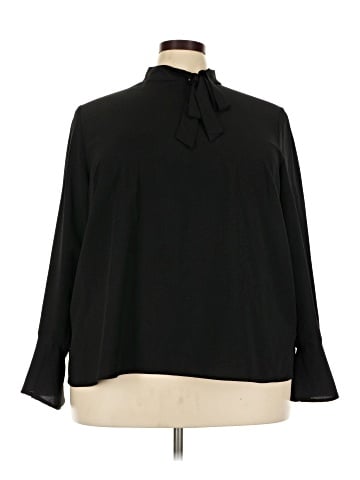 ELOQUII Long Sleeve Blouse (view 1)