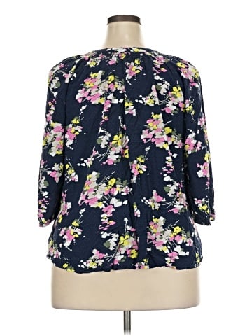 Crown & Ivy 3/4 Sleeve Blouse (view 2)