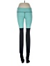 Alo Color Block Teal Yoga Pants Size L - photo 1