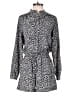 MICHAEL Michael Kors 100% Polyester Animal Print Gray Romper Size M - photo 1
