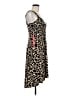 En Focus Studio Animal Print Brown Cocktail Dress Size 8 - photo 4