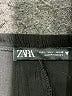 Zara Solid Black Track Pants Size L - photo 7