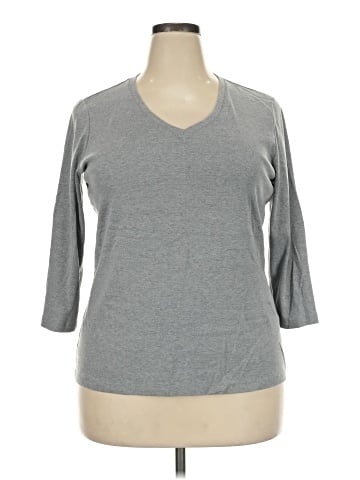 St. John's Bay 3/4 Sleeve T-Shirt (view 1)