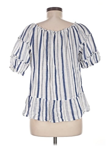 Unique Spectrum Short Sleeve Blouse (view 2)