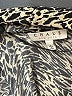 Chaus Animal Print Black 3/4 Sleeve Blouse Size L - photo 7