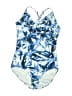 Unbranded Tie-dye Blue One Piece Swimsuit Size 15 - 16 - photo 1